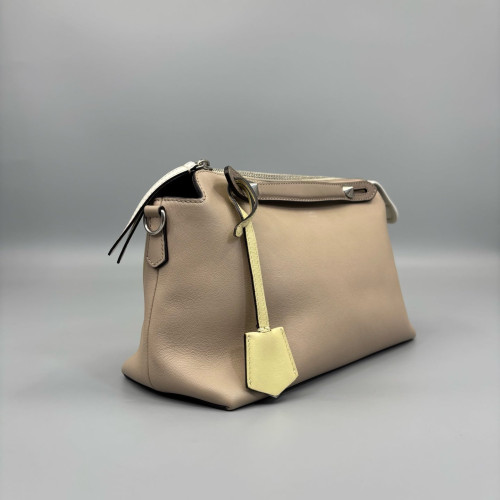Fendi By The Way Medium Calfskin Beige Brown Yellow