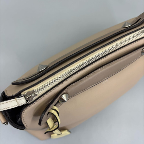 Fendi By The Way Medium Calfskin Beige Brown Yellow