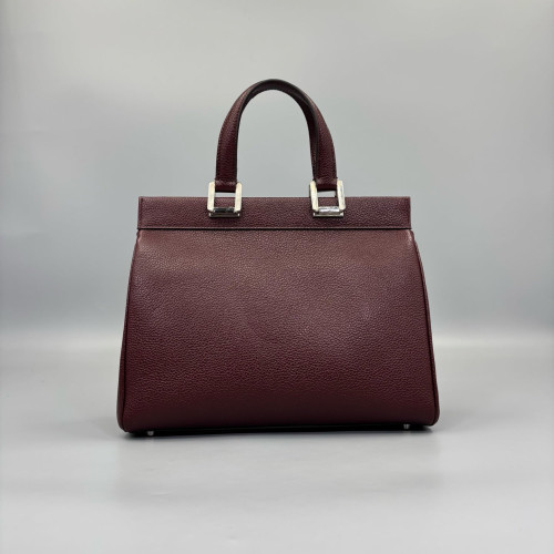 Gucci Small Zumi Top Handle Bag Grained Calfskin Black