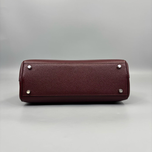 Gucci Small Zumi Top Handle Bag Grained Calfskin Black