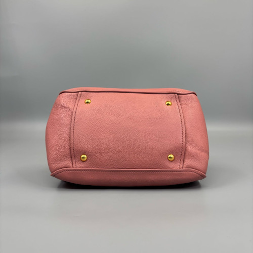 Miu Miu Tote Bag Grained Calfskin Pink