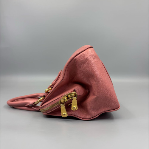Miu Miu Tote Bag Grained Calfskin Pink