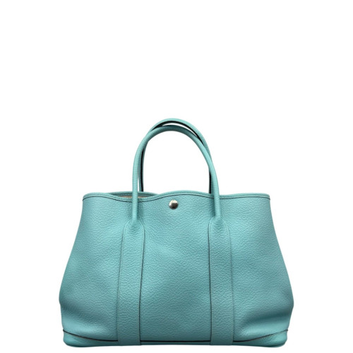 Hermes Garden Party 36 Negonda 3P Bleu Atoll