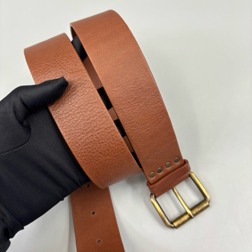 Celine Waist Belt Bag Denim Macadam Logo Calfskin Blue Beige Brown