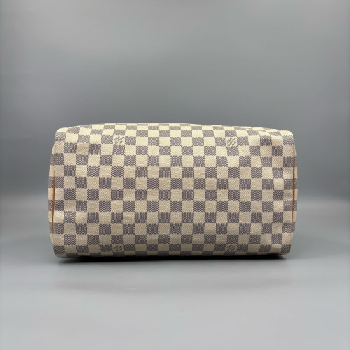 Louis Vuitton Speedy 35 Damier Azur White Louis Vuitton Speedy 35 Damier Azur White
