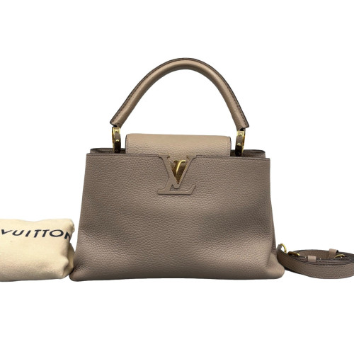 Louis Vuitton Capucines PM Grained Calfskin Marmo Louis Vuitton Capucines PM Grained Calfskin Marmo