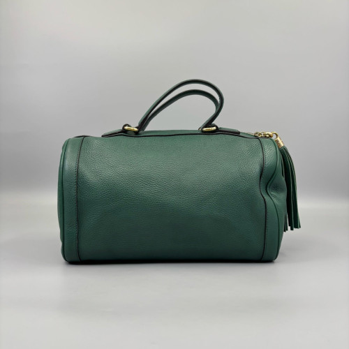 Gucci Boston Bag Grained Calfskin Green Gucci Boston Bag Grained Calfskin Green