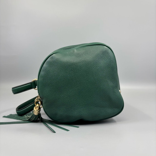 Gucci Boston Bag Grained Calfskin Green Gucci Boston Bag Grained Calfskin Green