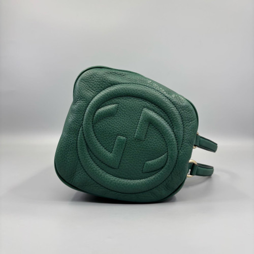 Gucci Boston Bag Grained Calfskin Green Gucci Boston Bag Grained Calfskin Green
