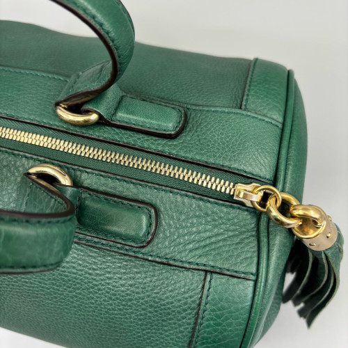 Gucci Boston Bag Grained Calfskin Green Gucci Boston Bag Grained Calfskin Green