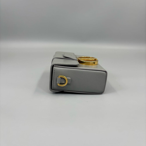 Dior 30 Montaigne Mini Box Bag Calfskin Grey