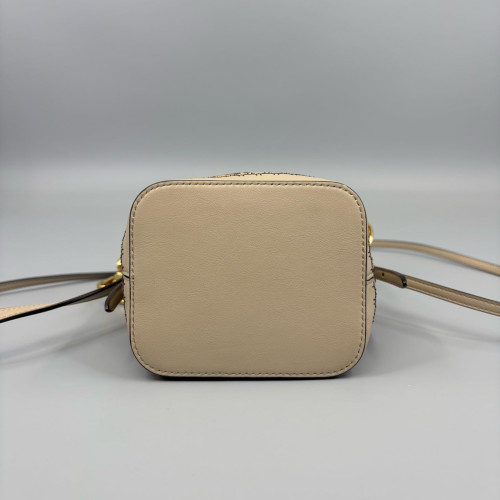 Fendi Mini Mon Tresor Bucket Zucchino Calfskin Beige Brown