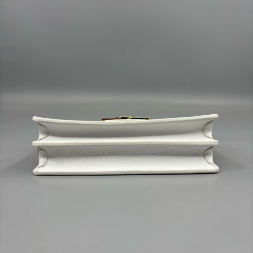 Louis Vuitton Ajoure Dauphine Mini East West Calfskin White