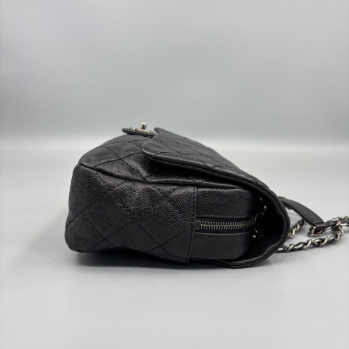 Chanel Quilted Jumbo Double Flap Grained Calfskin Black Chanel Quilted Jumbo Double Flap Grained Calfskin Black