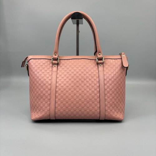 Gucci Tote Bag Guccissima Pink