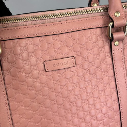 Gucci Tote Bag Guccissima Pink