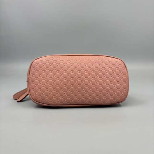 Gucci Mini Microguccissima Dome Bag Calfskin Pink