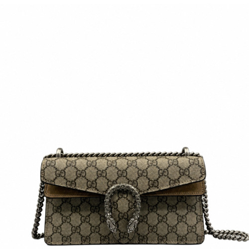 Gucci Dionysus Clutch GG Monogram Brown