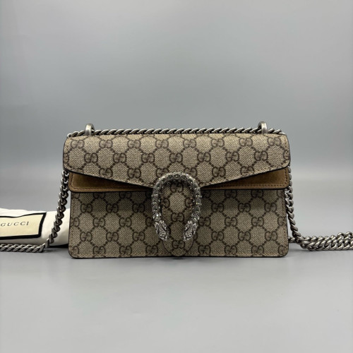 Gucci Dionysus Clutch GG Monogram Brown