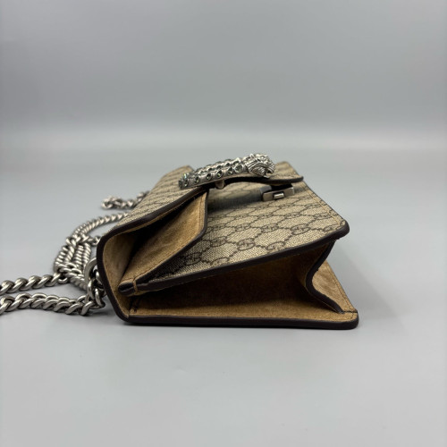 Gucci Dionysus Clutch GG Monogram Brown