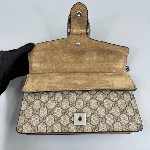 Gucci Dionysus Clutch GG Monogram Brown