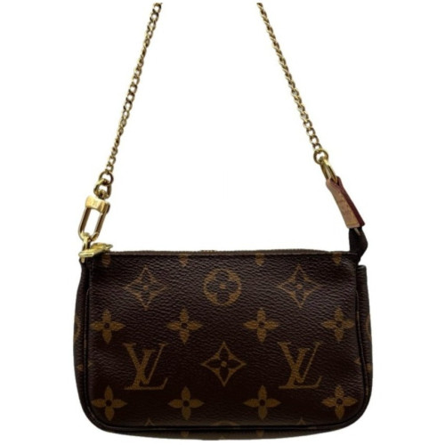 Louis Vuitton Mini Pochette Accessories Monogram Brown
