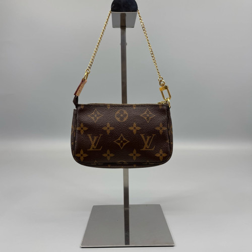 Louis Vuitton Mini Pochette Accessories Monogram Brown