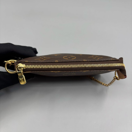 Louis Vuitton Mini Pochette Accessories Monogram Brown