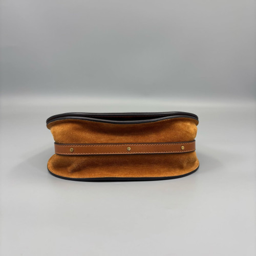 Chloe Medium Nile Calfskin Suede Brown