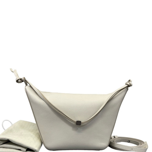 Loewe Mini Hammock Hobo Calfskin White