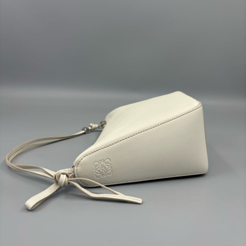 Loewe Mini Hammock Hobo Calfskin White