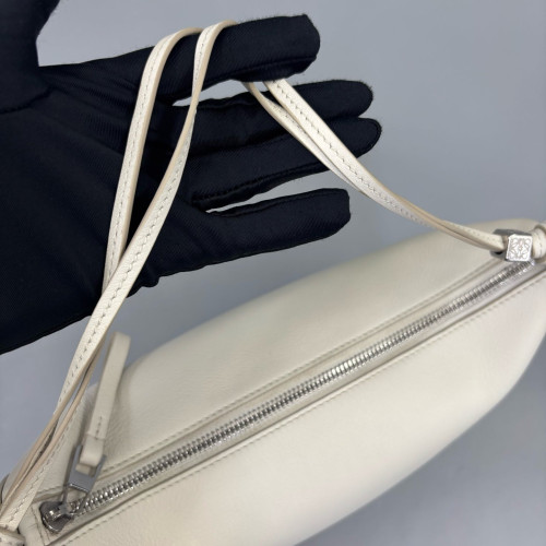 Loewe Mini Hammock Hobo Calfskin White