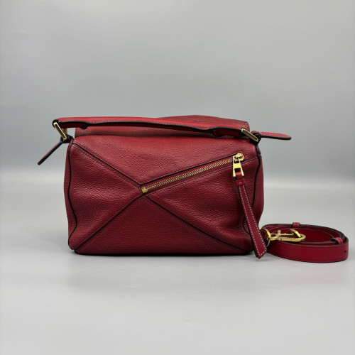 Loewe Small Puzzle Calfskin Red