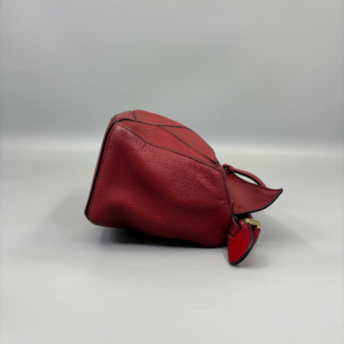 Loewe Small Puzzle Calfskin Red