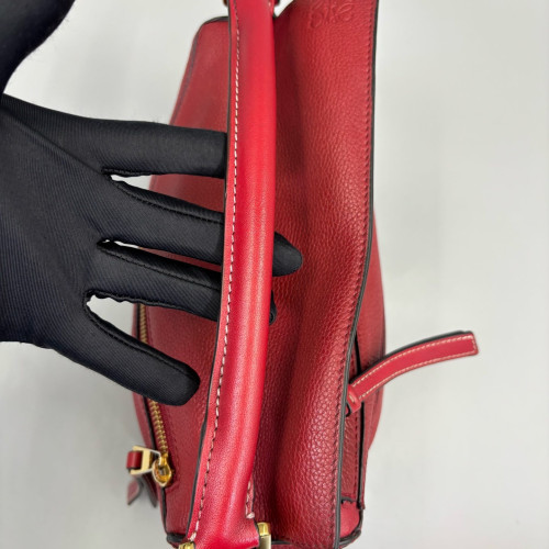 Loewe Small Puzzle Calfskin Red