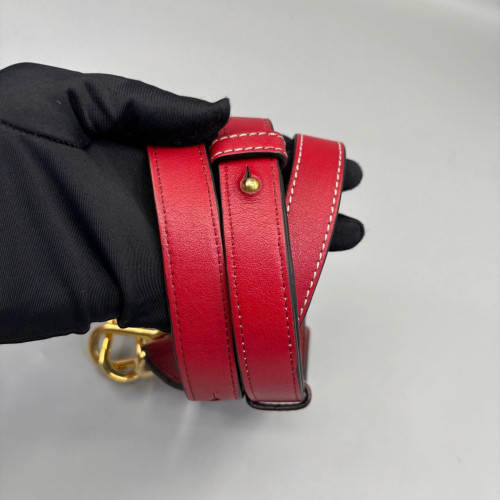 Loewe Small Puzzle Calfskin Red