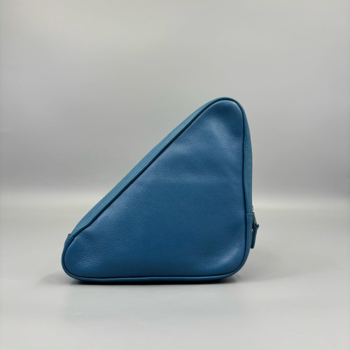 Balenciaga Triangle Bag Calfskin Blue
