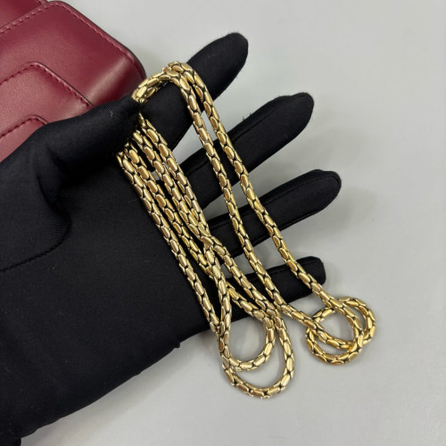 Bvlgari Small Serpenti Forever Shoulder Bag Calfskin Burgundy