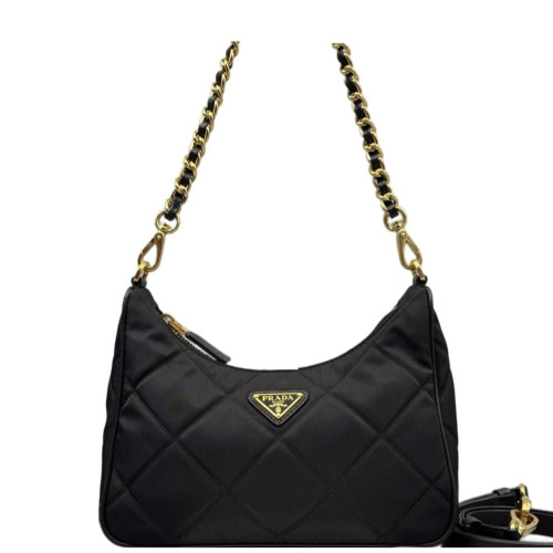 Prada Hobo Tessuto Nylon Black
