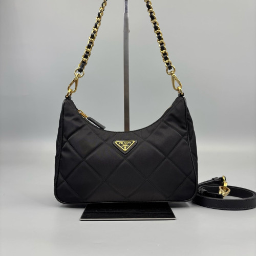 Prada Hobo Tessuto Nylon Black