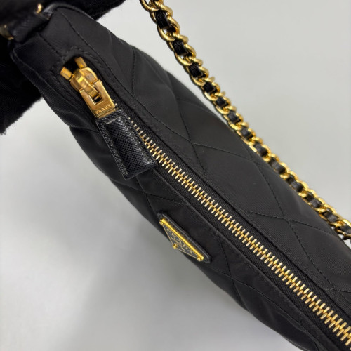 Prada Hobo Tessuto Nylon Black