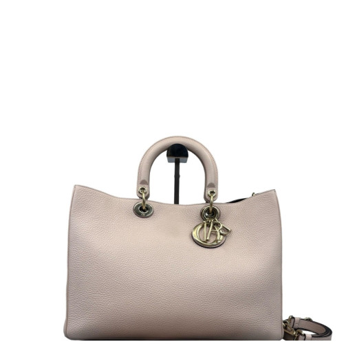 Dior Large Diorissimo Tote Grained Calfskin Light Pink