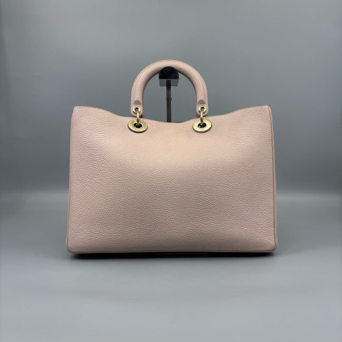 Dior Large Diorissimo Tote Grained Calfskin Light Pink