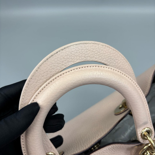Dior Large Diorissimo Tote Grained Calfskin Light Pink