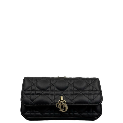 Dior My Dior - Dior Talk Phone Pouch Lambskin Black