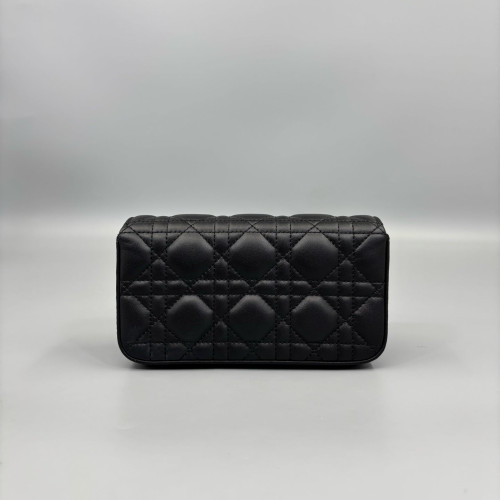 Dior My Dior - Dior Talk Phone Pouch Lambskin Black