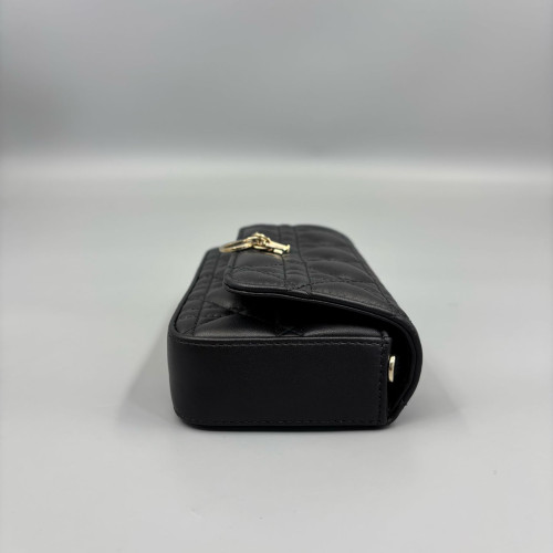 Dior My Dior - Dior Talk Phone Pouch Lambskin Black
