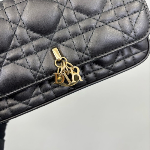 Dior My Dior - Dior Talk Phone Pouch Lambskin Black