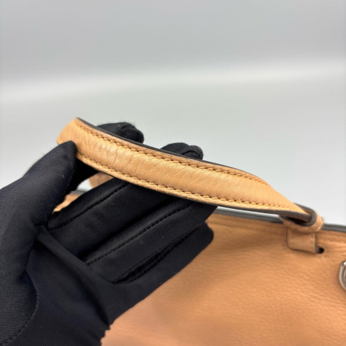 Gucci Bamboo Small Bamboo Daily Top Handle Bag Grained Calfskin Brown Gucci Bamboo Small Bamboo Daily Top Handle Bag Grained Calfskin Brown