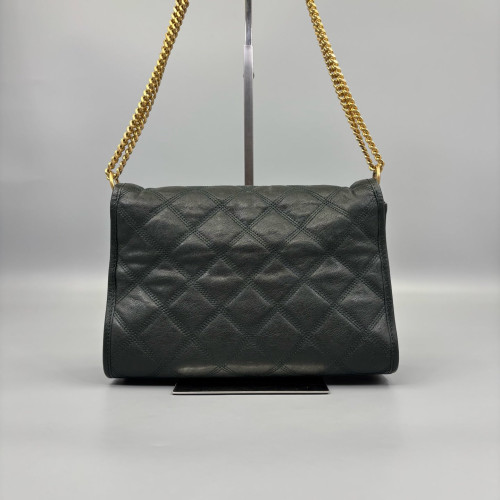 Yves Saint Laurent Becky Chain Calfskin Dark Green